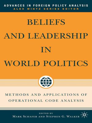 cover image of Beliefs and Leadership in World Politics